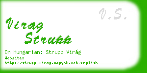 virag strupp business card